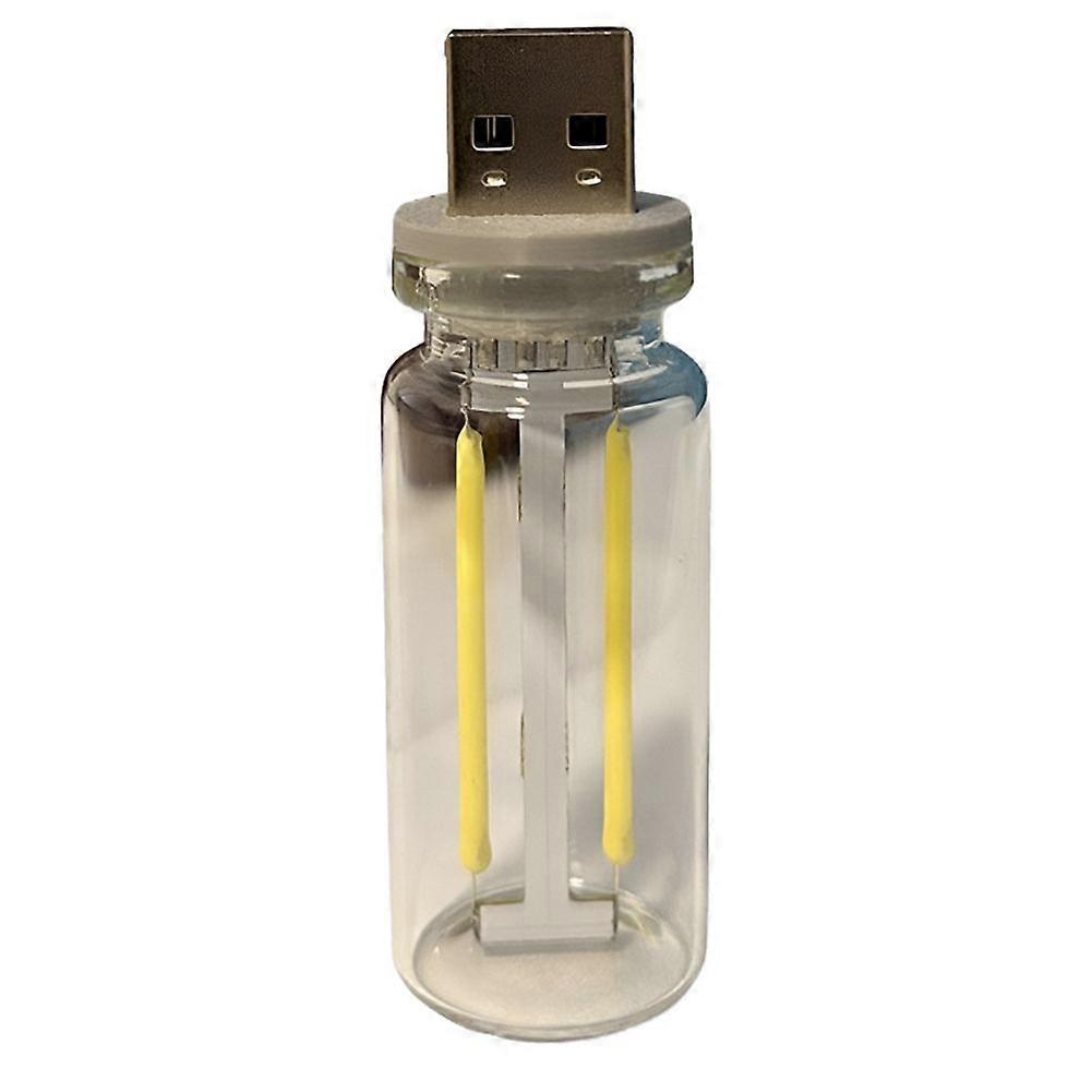 USB Car Interior Atmosphere Lights Plug-in USB Mini LED Bulb Lamps for Bedroom, Nursery, Car, Green