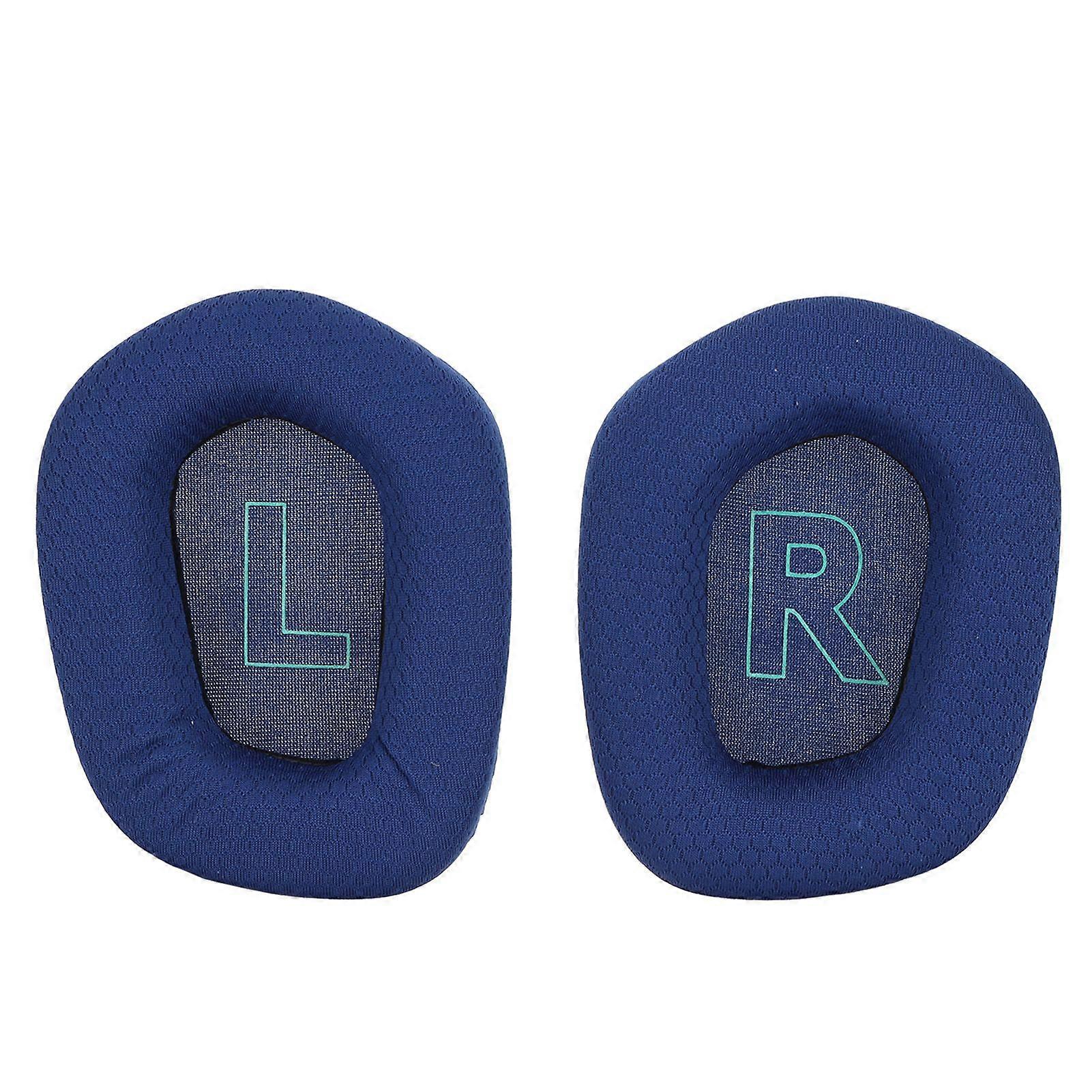 Ear Pads Professional Sound Insulation Headset Ear Cushion Replacement with Soft Breathable Mesh for G733 Headset Blue