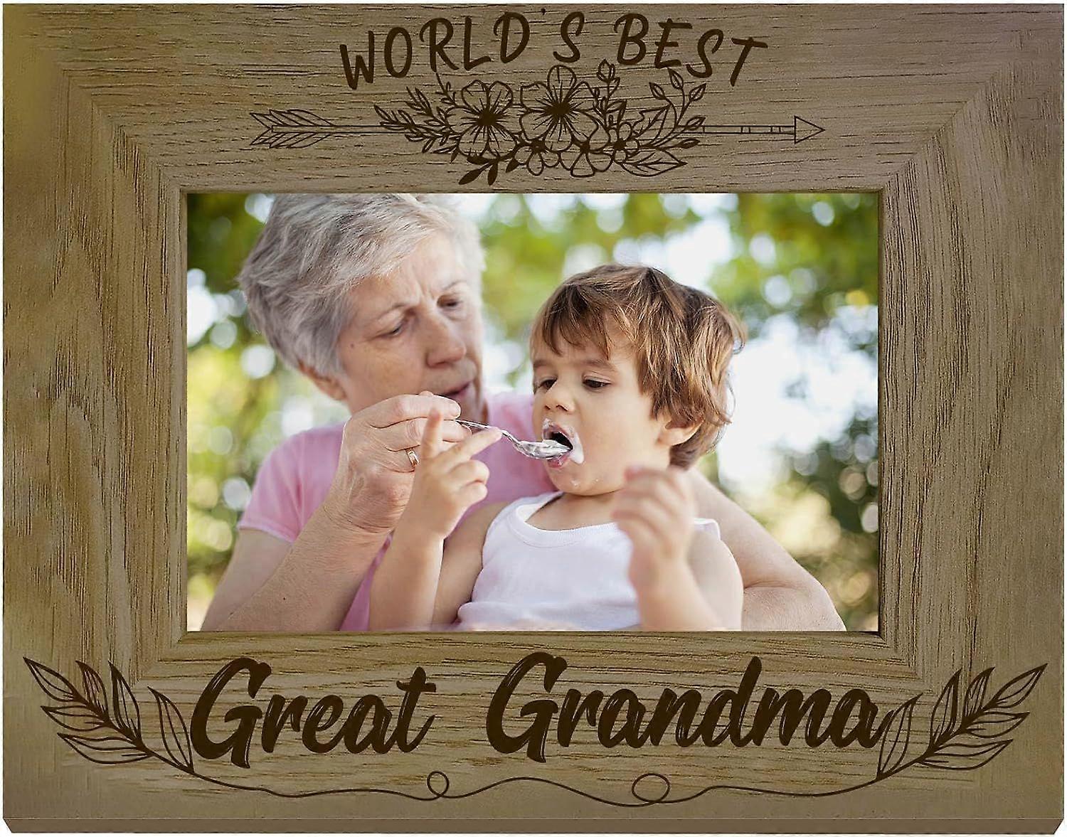 Picture Frame Wood Photo Frame Holds Display Pictures 4x6 Wall Mounting Brown Flower Printing Poster Frame Stand for Wall Gallery Tabletop Memorial Gi