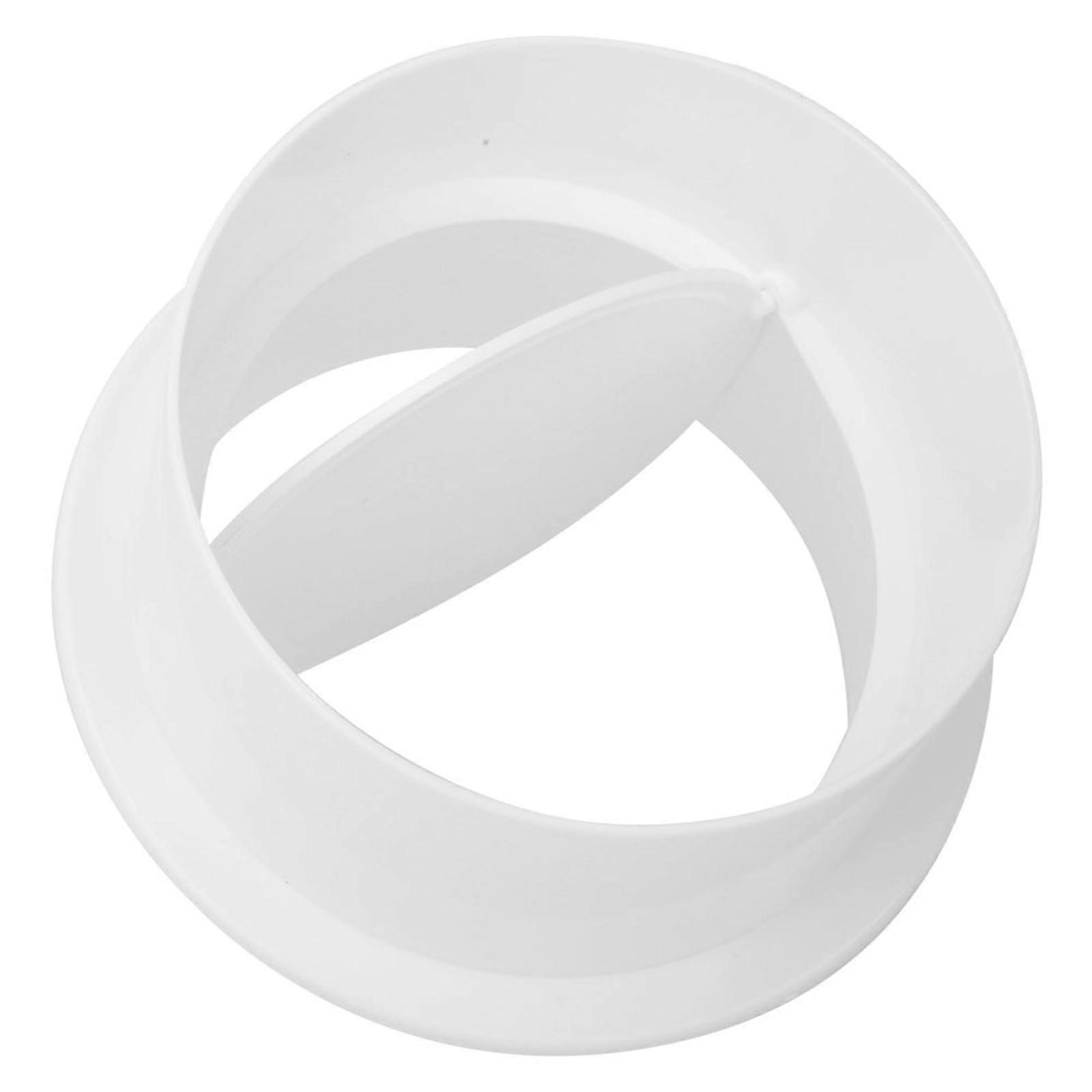 Exhaust Fan Supply Valve, 4in Ducting Pipe Non Return Valve Back Draft Damper Non-Return Damper Flap ABS Plastic Accessories for Extractor Fan S1KYJ