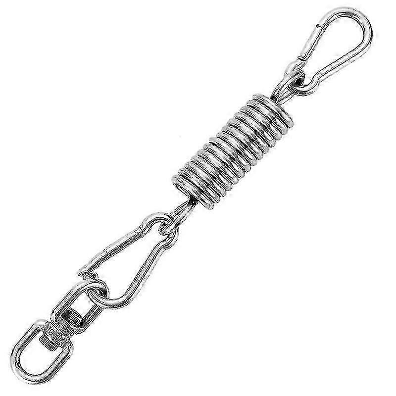Stainless Steel Swing Spring Tension Spring Hook Set Outdoor Hammock Hanging Chair Suspension Buffer Rotating Telescopic Device, Hanging Chair S
