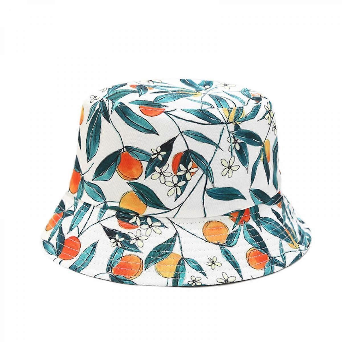 Wekity Unisex Print Double-Side-Wear Reversible Bucket Hat (HATM027)
