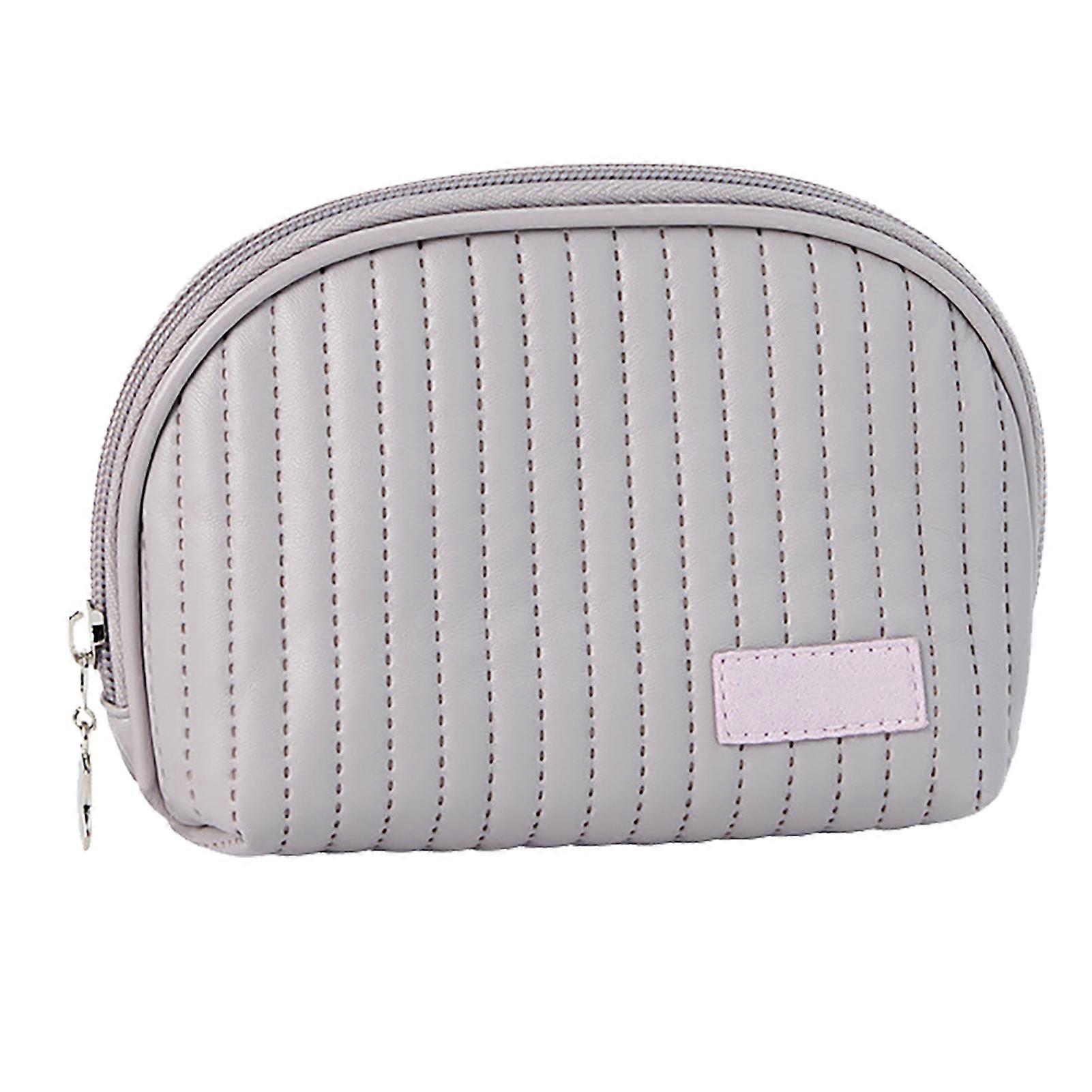 PU Leather Makeup Bag, Large Capacity Travel Storage Case