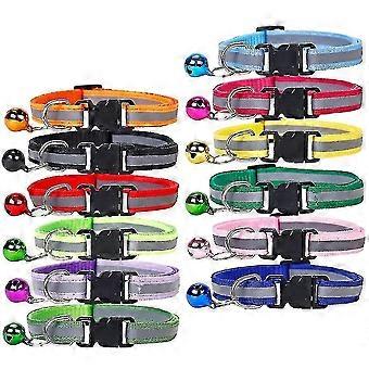 12pcs Puppy Collars For Litter With Id Tags Puppy Id Collars Whelping Puppy Collars Safety Buckle Soft GIB