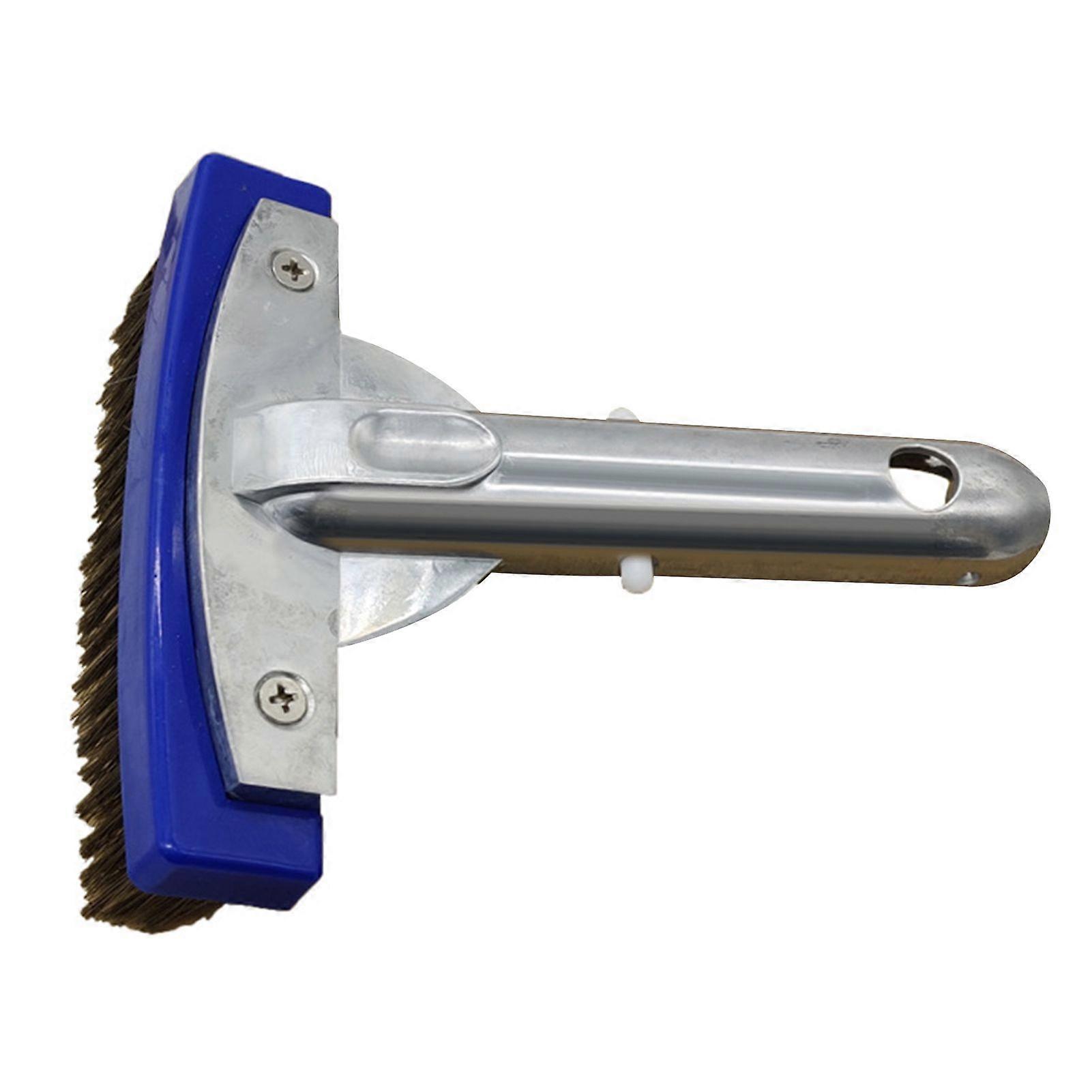 Heavy-Duty Pool Cleaning Brush with Hard Bristle Easy to Install Stain Remover Floor Swim Tile Scrubber Brush