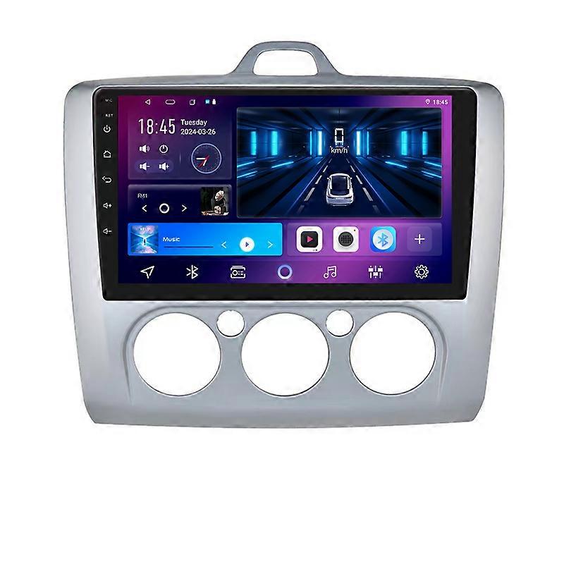 2 Din Ford Focus 2 Mk 2 2005-2011 (MT-S) Carplay 4G 8-ytiminen WIFI Android Auto -autoradiosoitin Stereo auton multimediavideosoitin GPS-navigointi DSP