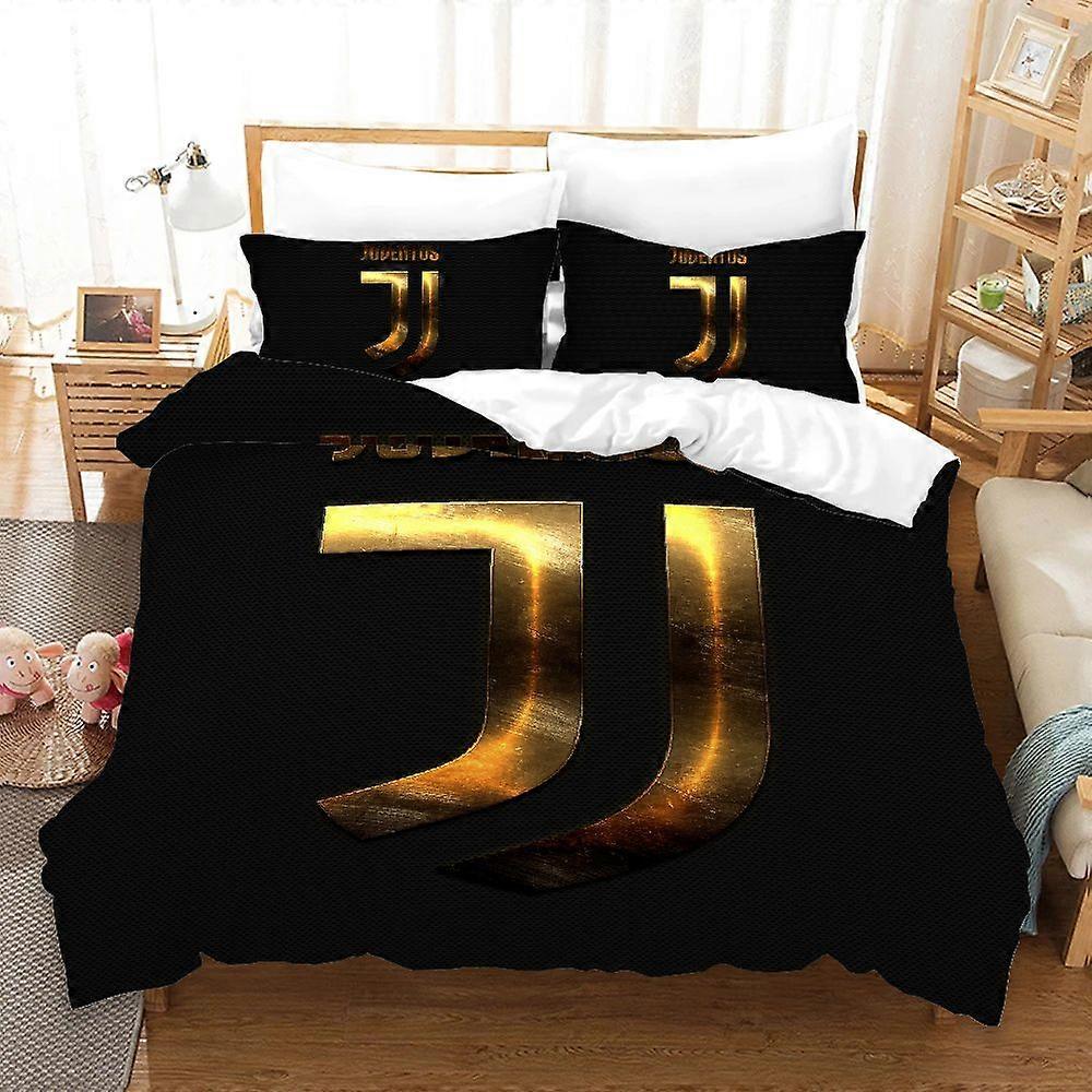 v382 Bed Sheets Cover Double Comforter Bedding Sets Bedding Set Duvet Cover Queen Comforter Sets Quilt Pillowcase Quilt Cover J-juventus-s fc 3-Piece