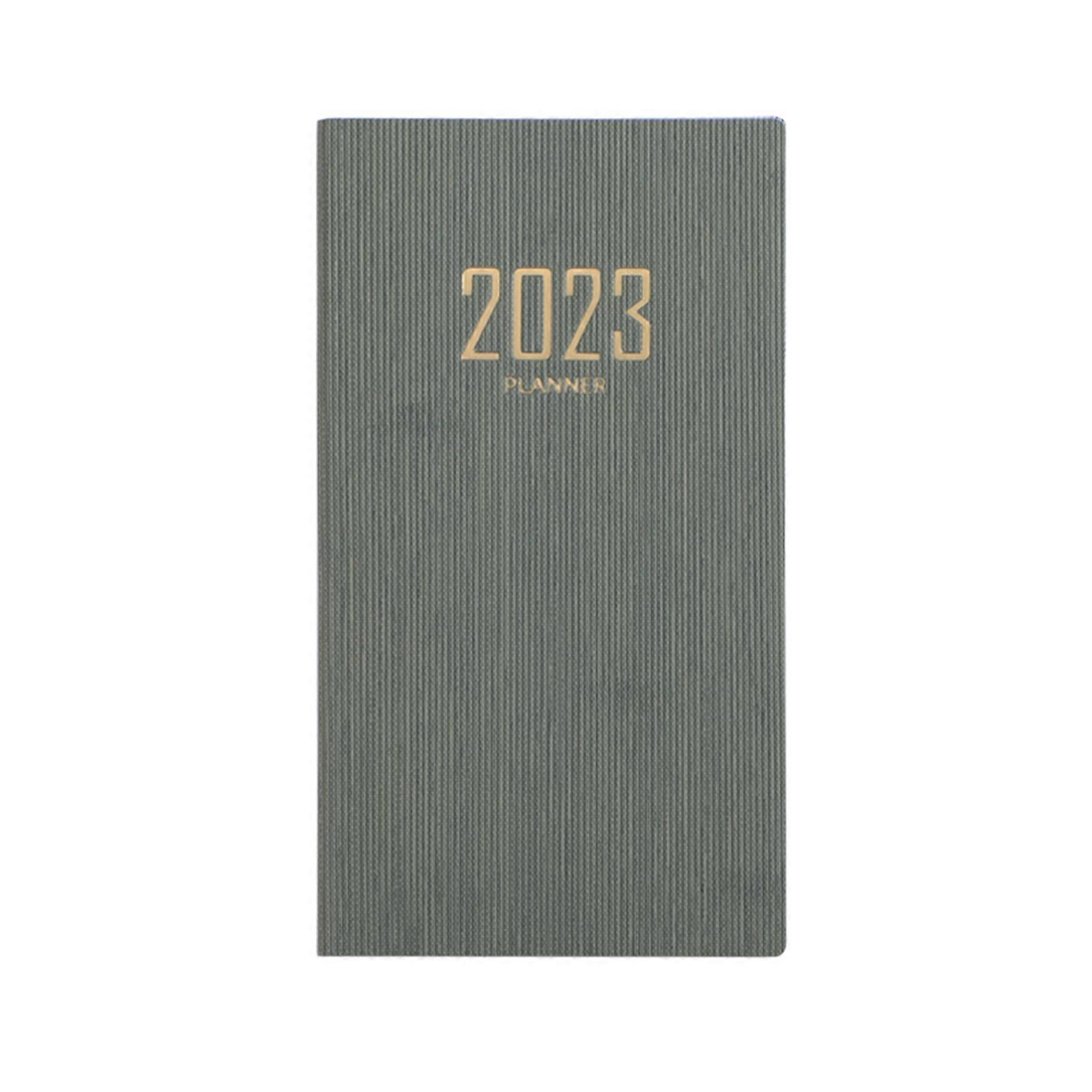 2023 A6 Faux Croc Planner, Refillable, Compact Daily Organizer