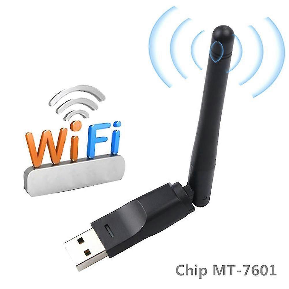 MT7601 150 Mbit/s drahtloser WLAN-Router-USB-Netzwerkkartenadapter mit 2-dB-Antenne