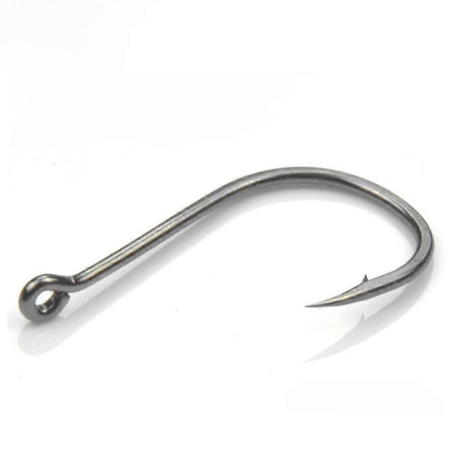 High Carbon Ocean Fishing Hooks 75pcs/box Size 1# 1/0# 2/0# 3/0# 4/0# for Squid and Octopus