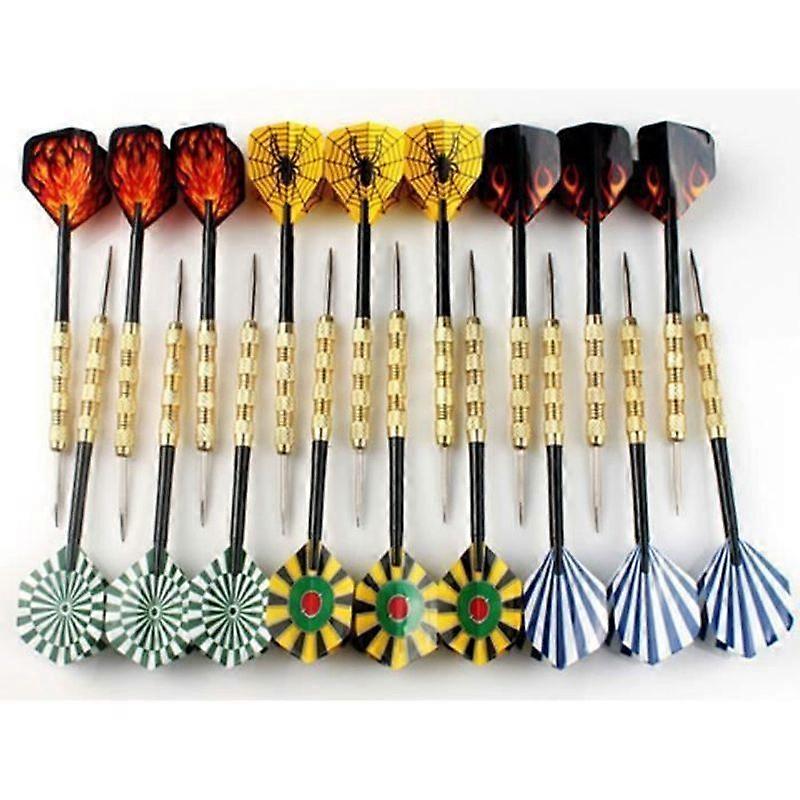 18pcs Steel Tip Darts With Nice Flights
