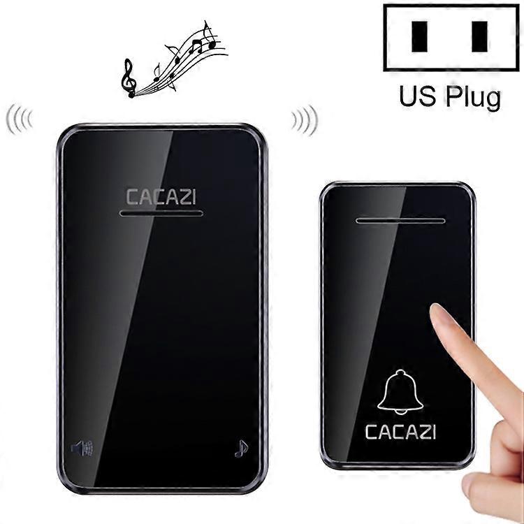 CACAZI FA8 Self-Powered Wireless Doorbell, EU Plug