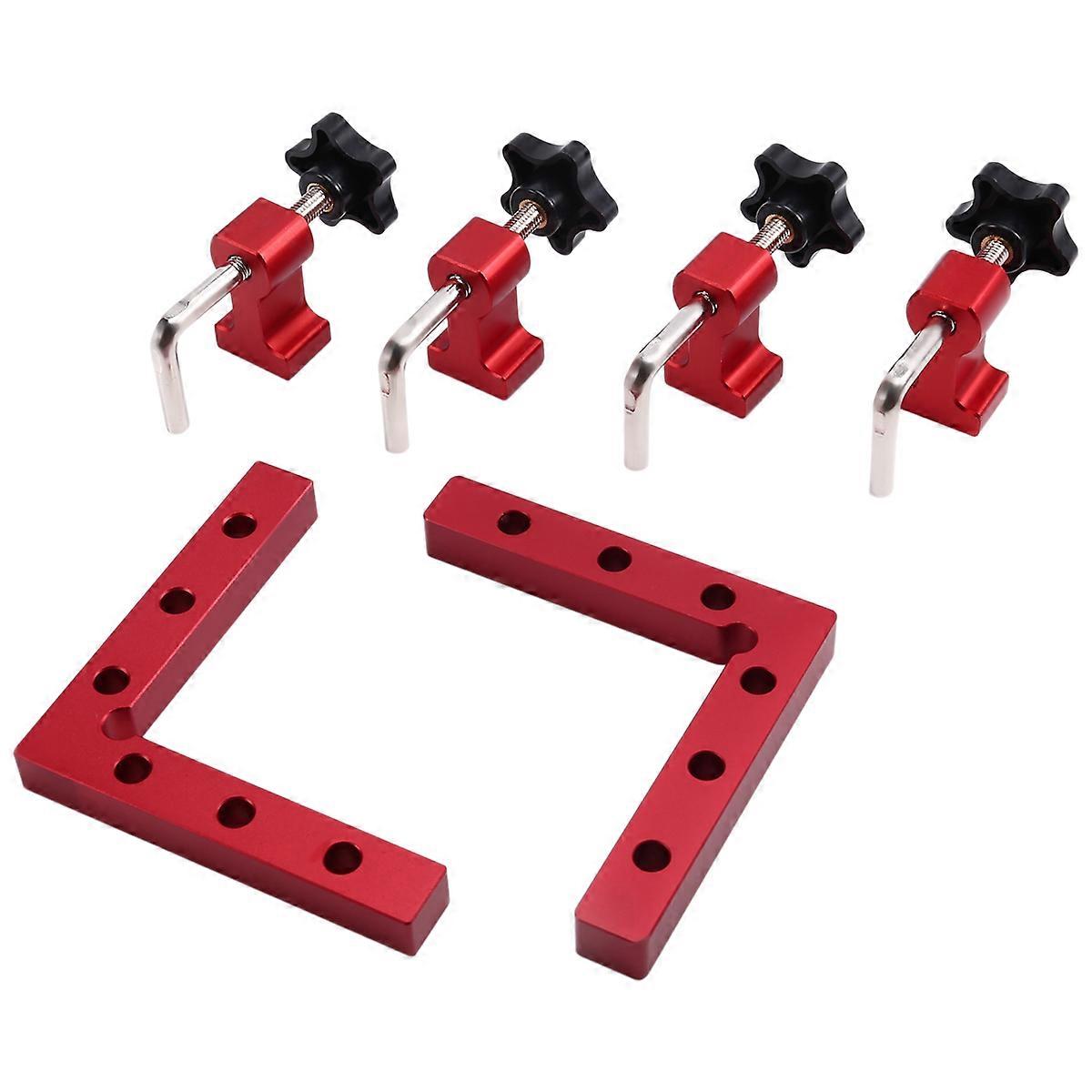 Carpenter'S Right Angle Positioning Sleeve Straight Square Clamp Positioning Plate Fixing Clamp Square Right Angle Clamp