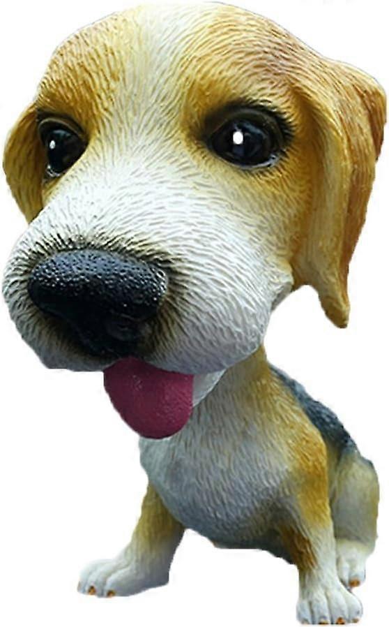 Hand-Painted Adhesive Bobble Head Dogs