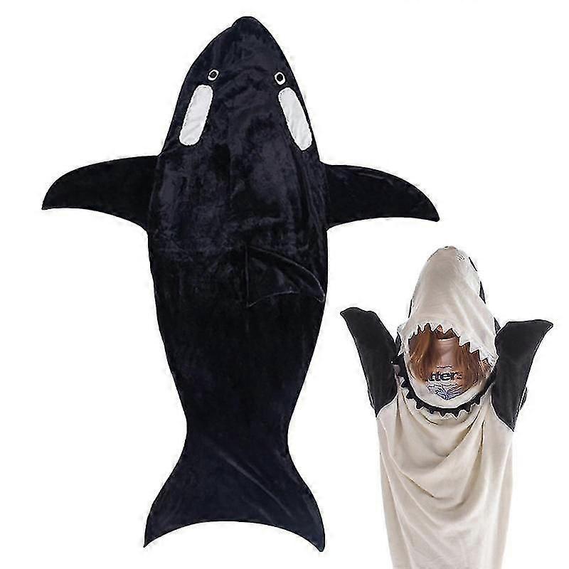 velrybí deka dospělý karikatura měkká a pohodlná spací pytel útulná a nositelná plyšová zvířata spací pytle přikrývky pro kempování