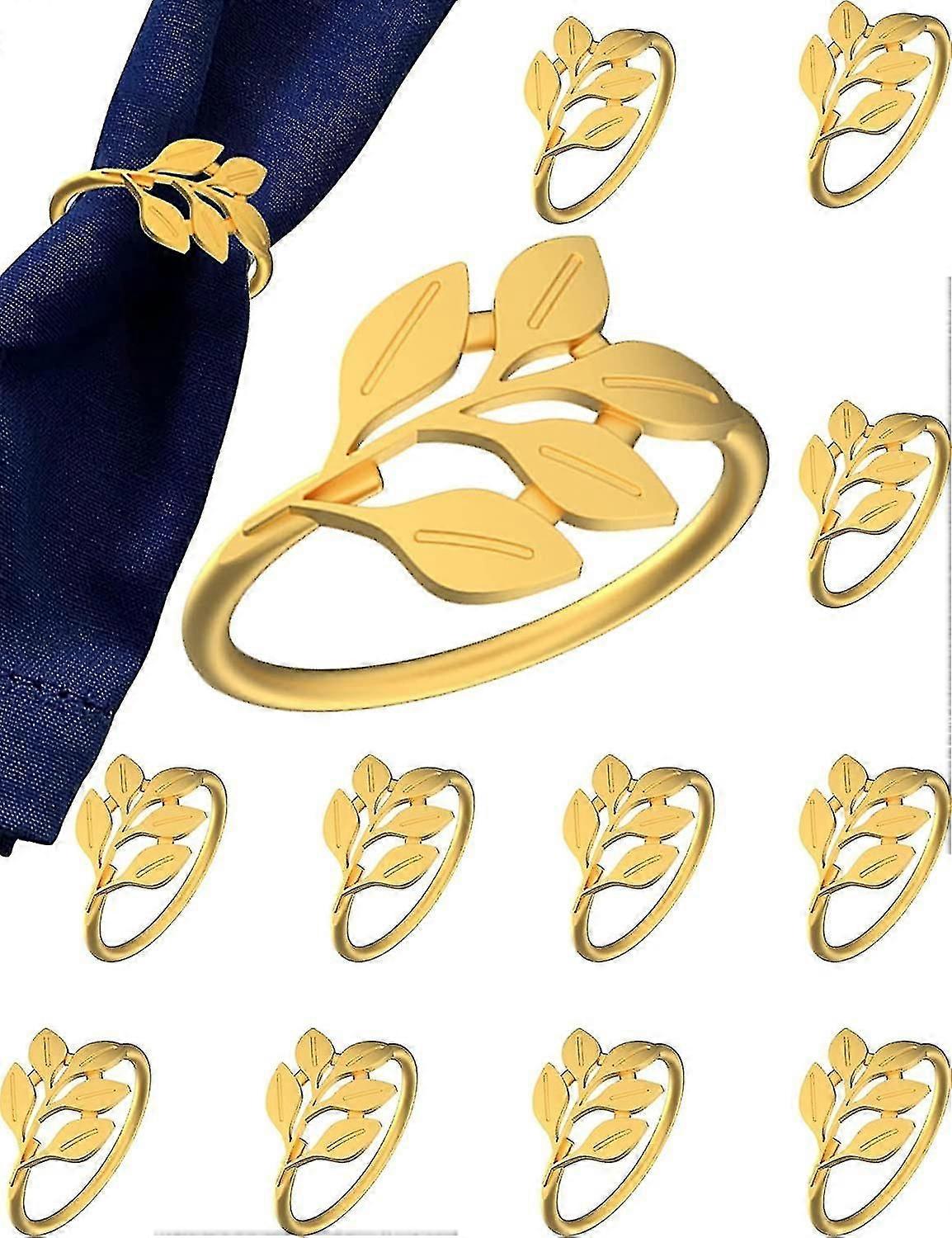 Set Of 12 Napkin Rings For Party Table Decorations