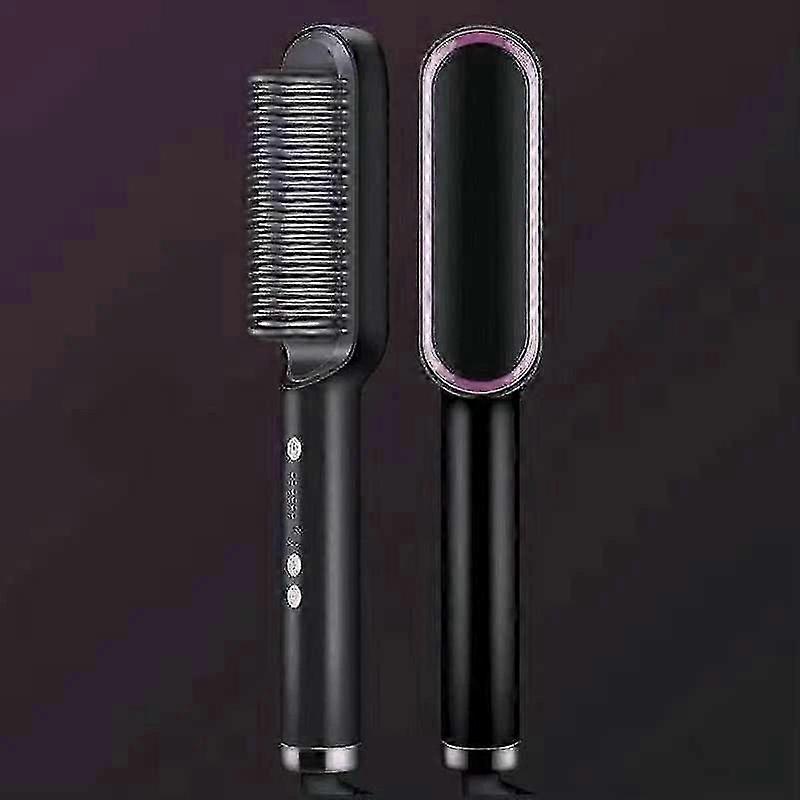 Vlasy žehlicí kartáč vyhřívané vlasy žehlička kartáč hřeben hřeben