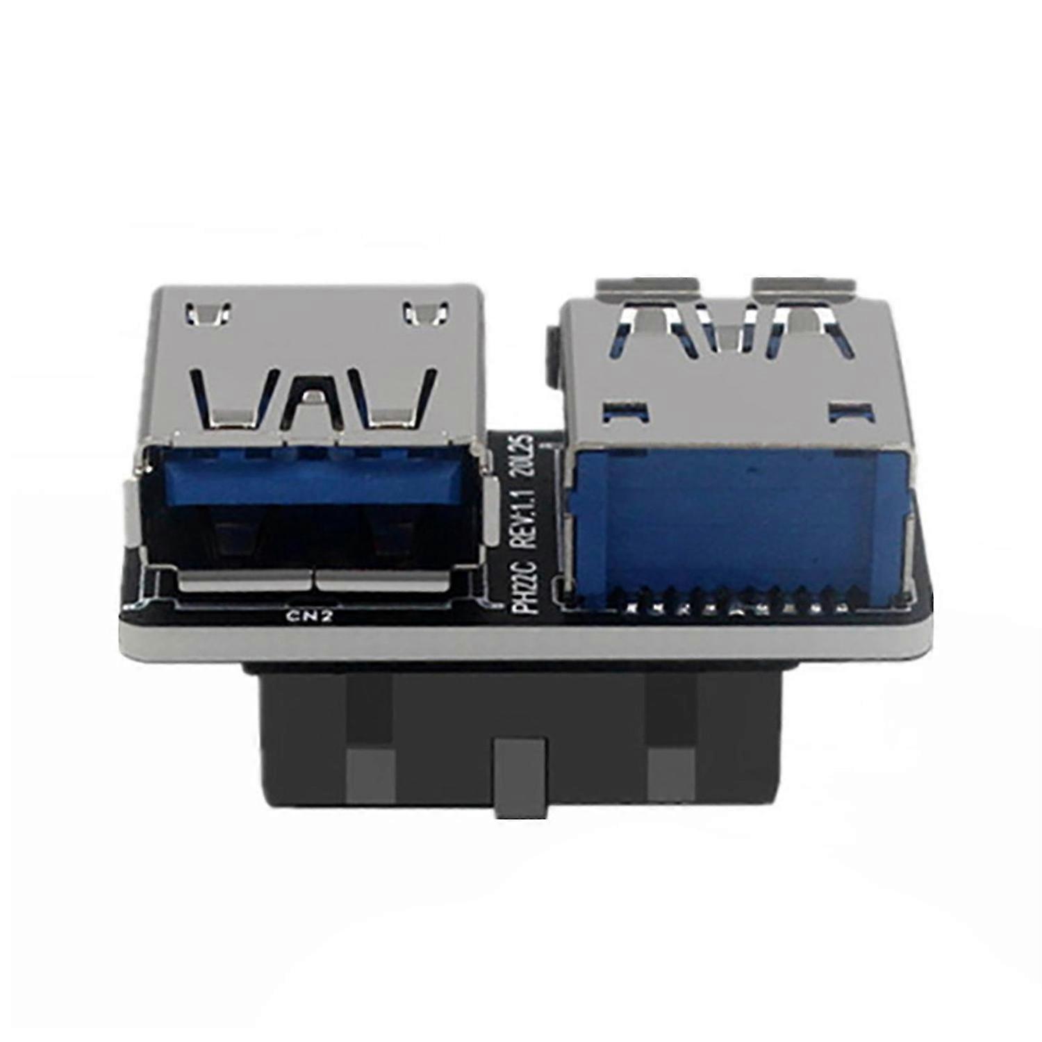 Motherboard Converter High-speed Stable Transmission Internal USB3.0 19/20 Pin to Dual USB3.0 Mini A