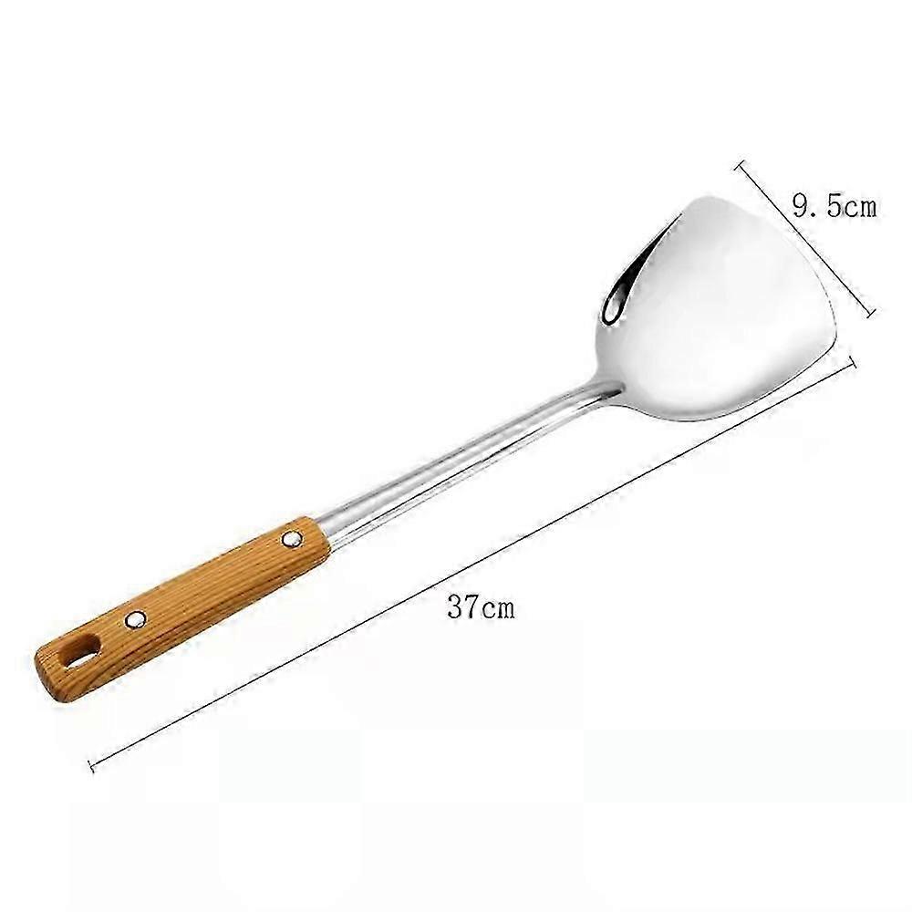 Kitchen Utensils Wok Spatula Iron and Ladle Tool Set Spatula for Stainless Steel Cooking Equpment Kitchen Accessories Essentials