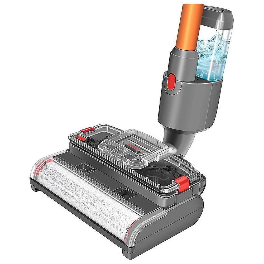 Wet and Dry Scrubbing Brushes for V15 V11 V10 V8 V7 Electric Broom Heads, Equipped with Cleaning and Sewage Tanks