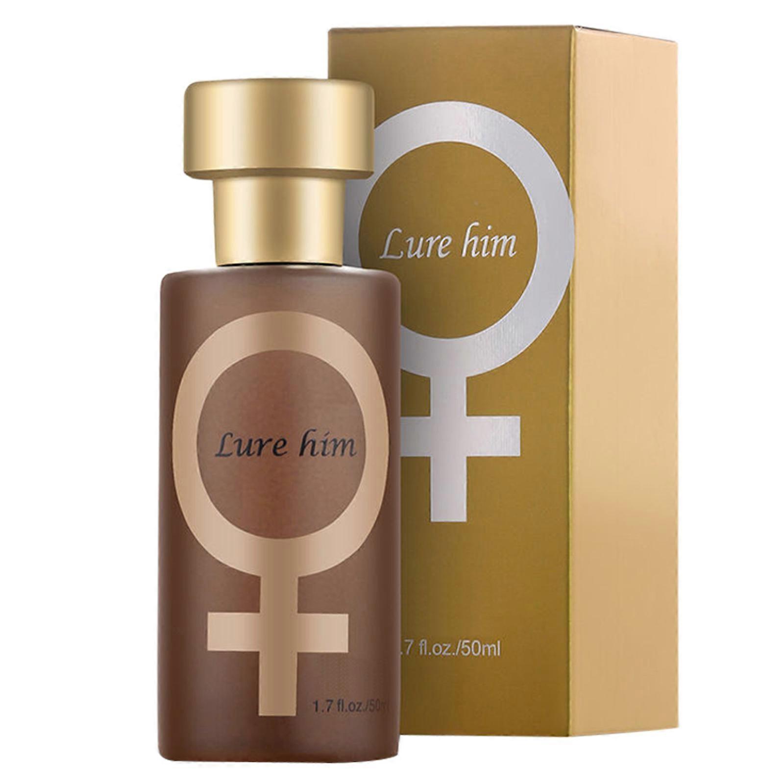 50ml Pheromone Cologne for Men Women Golden Lure Pheromone Perfumes,Long Lasting Pheromone Perfumes To Attract Him/Her