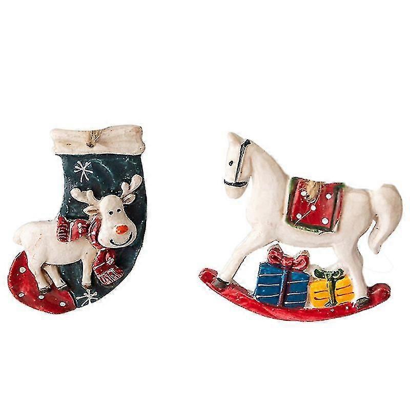 The New 2pcs Christmas Hanging Decor