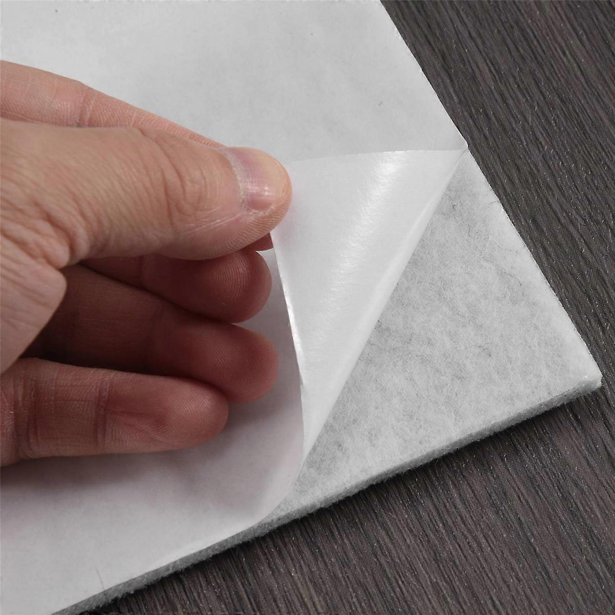 Selvklæbende akustikpaneler 12 Pack, 12 x 12 x 0.4 tommer lydisoleret polstring, lydabsorberende panel f
