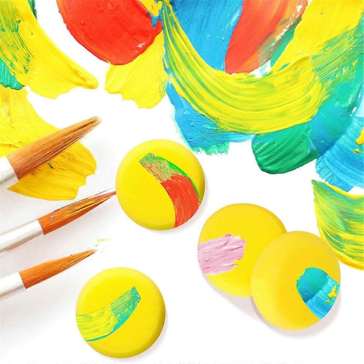 Yellow Painting Sponge,3In Watercolor Synthetic Sponge Artist Sponge