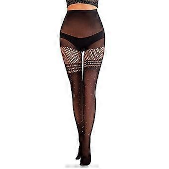 Women Sheer Lace Fishnet Thigh High Stockings Tights Suspender Pantyhose Garter Belt Tights