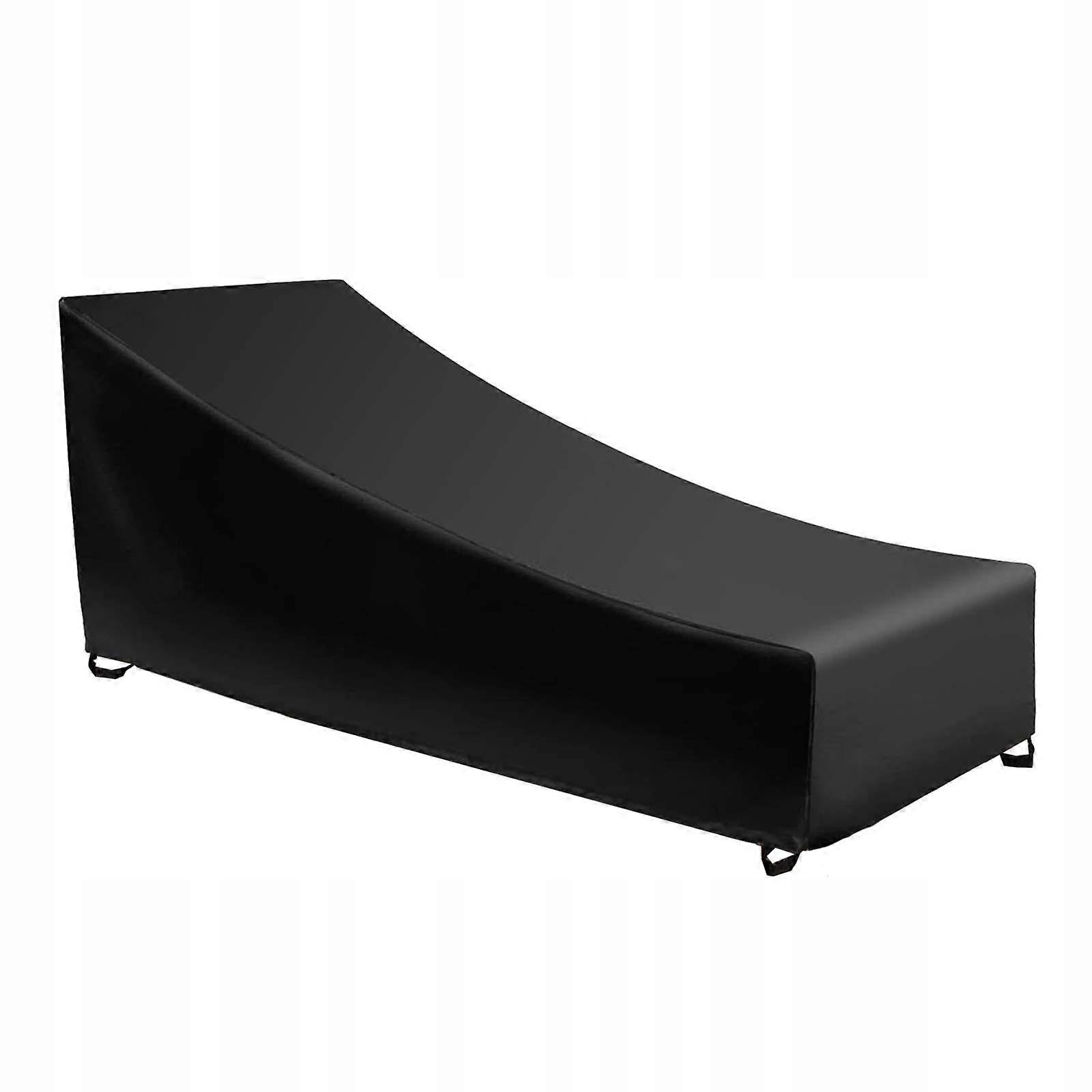 Patio Chaise Longue Cover Outdoor Waterproof Windproof 420d Width 68cm