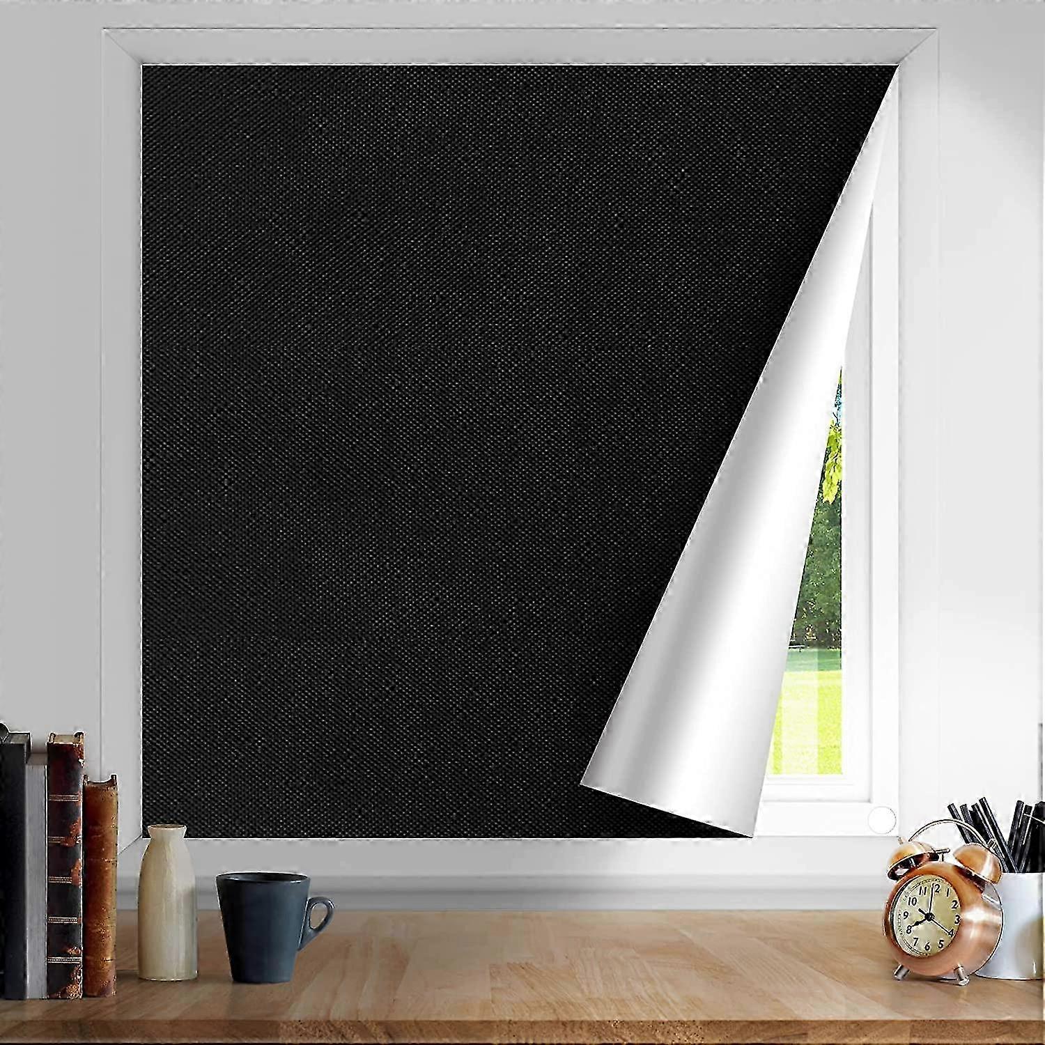 Window Blackout Fabric, Blackout Curtains, Roof Window Blackout Sun Protection, Blackout Roller Blind No Drilling