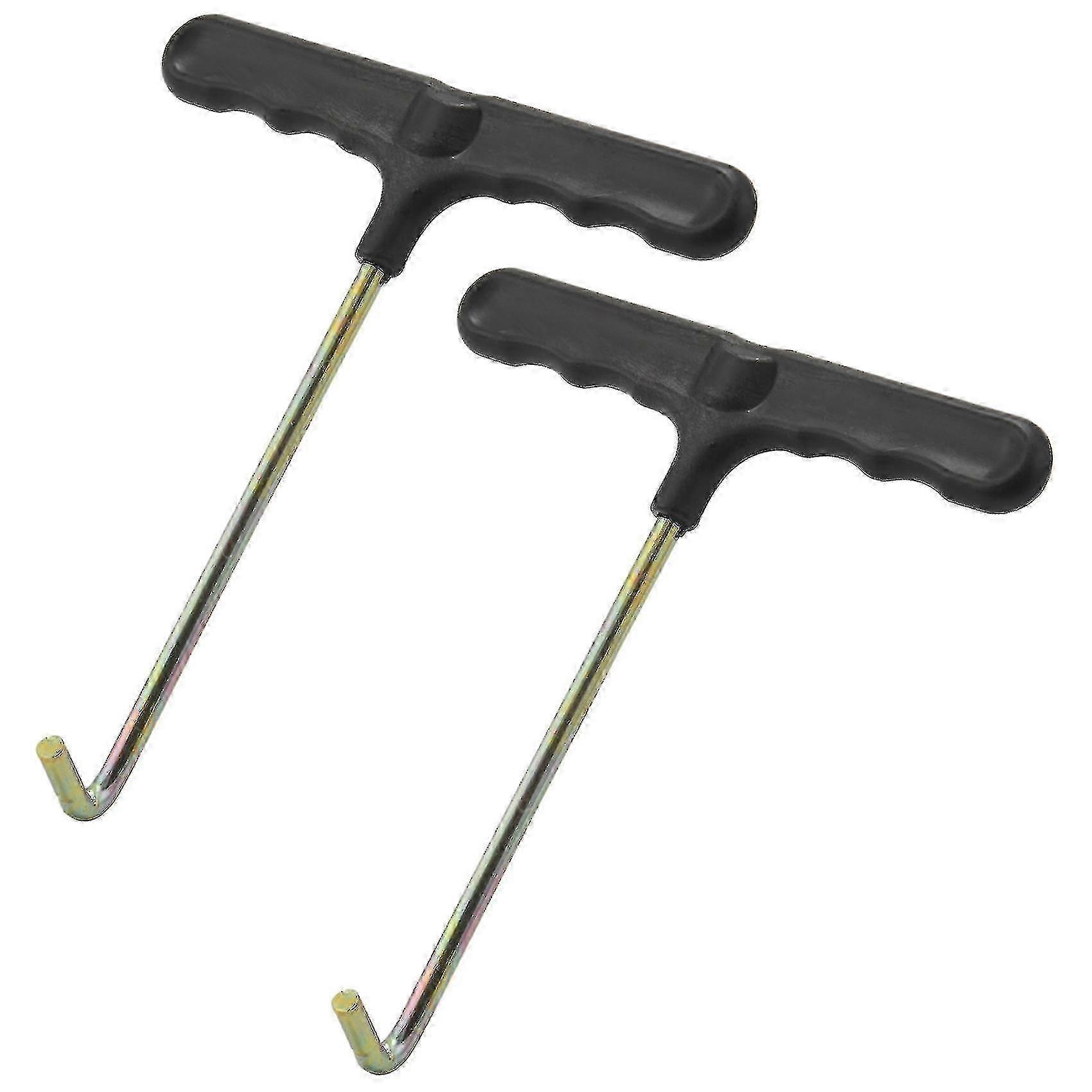 2pcs Trampoline Spring Pull Tool, Trampoline Puller T-hook Spring Puller Tool Edition 0618