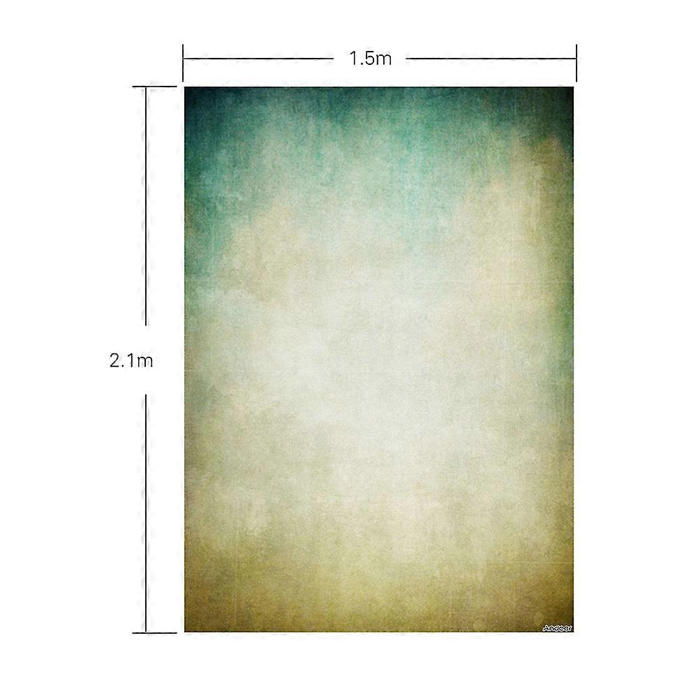 Andoer 1.5 * 2.1m/5 * 7ft Photography Background Green Yellow Wall Backdrop for DSLR Camera Photo Studio Video Weeding Decor