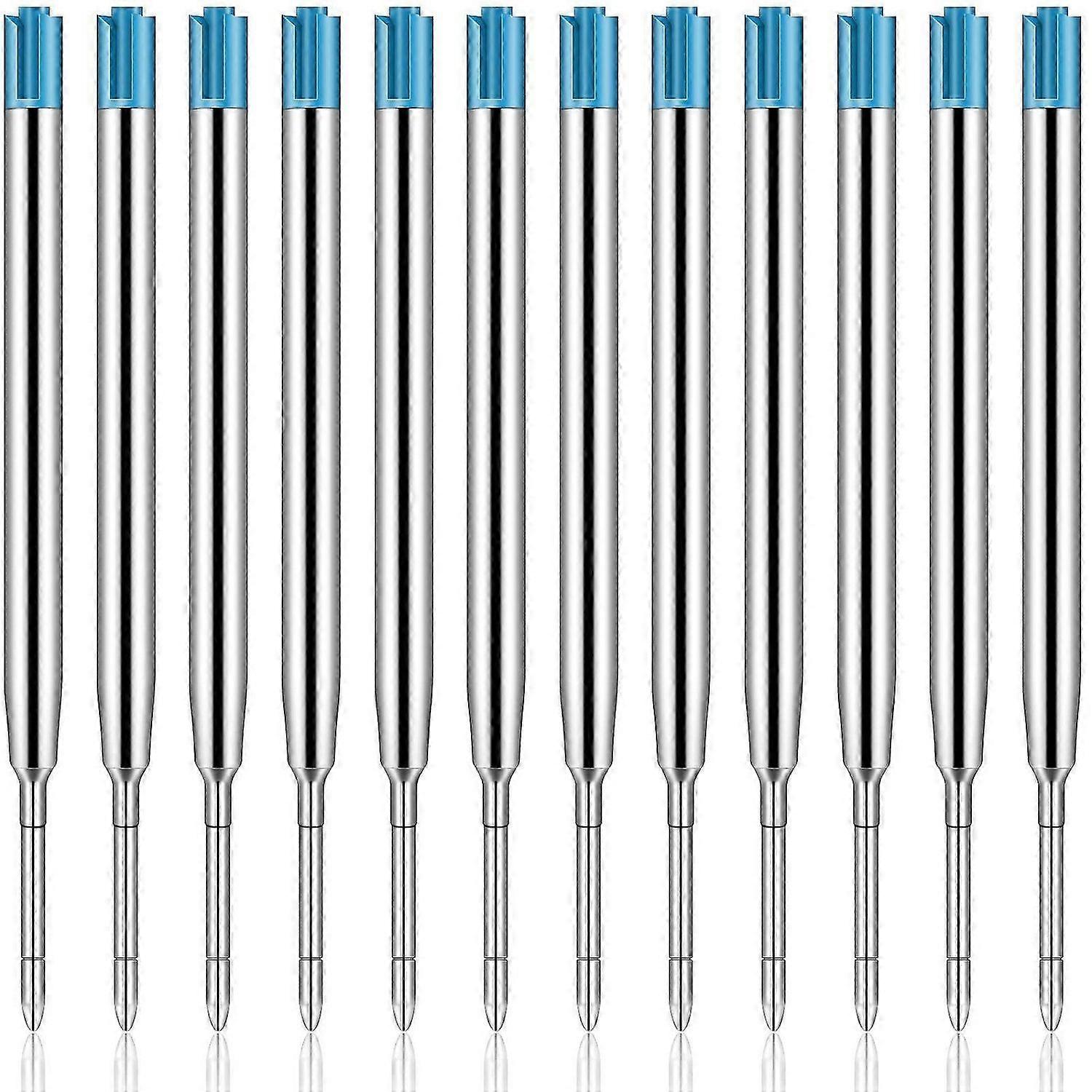 50Pcs Replaceable Ballpoint Pen Refills Metal Refill Smooth Writing Pen Refills 1.0 mm Replacement G