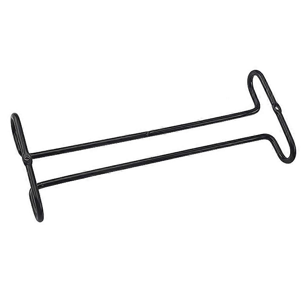 Iron Cup Hanging Rack For Wine Glass Shelf Upside Down Goblet Holder With Durable Frame Quick Assembly Design Suitable For Kitchen Bar Restaurant Use