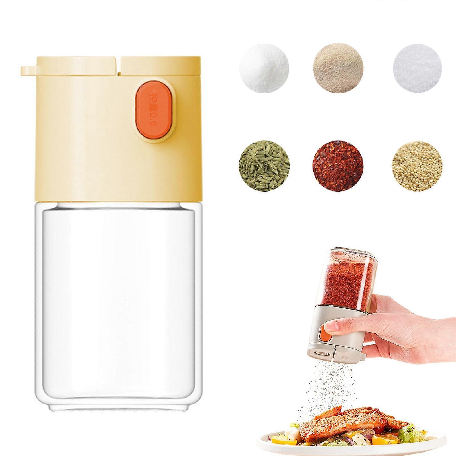 Multifunctional Salt Control and Spice Bottle With Precision Pour for Salt and Black Pepper Shakers