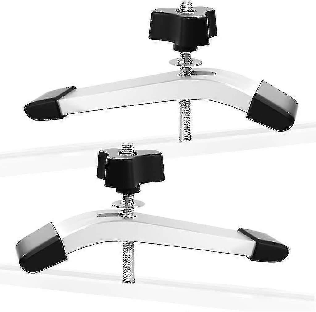 T Track Clamp Set for T-Slot Rails - Durable Alloy Steel Woodworking Clamps (2 Pieces)