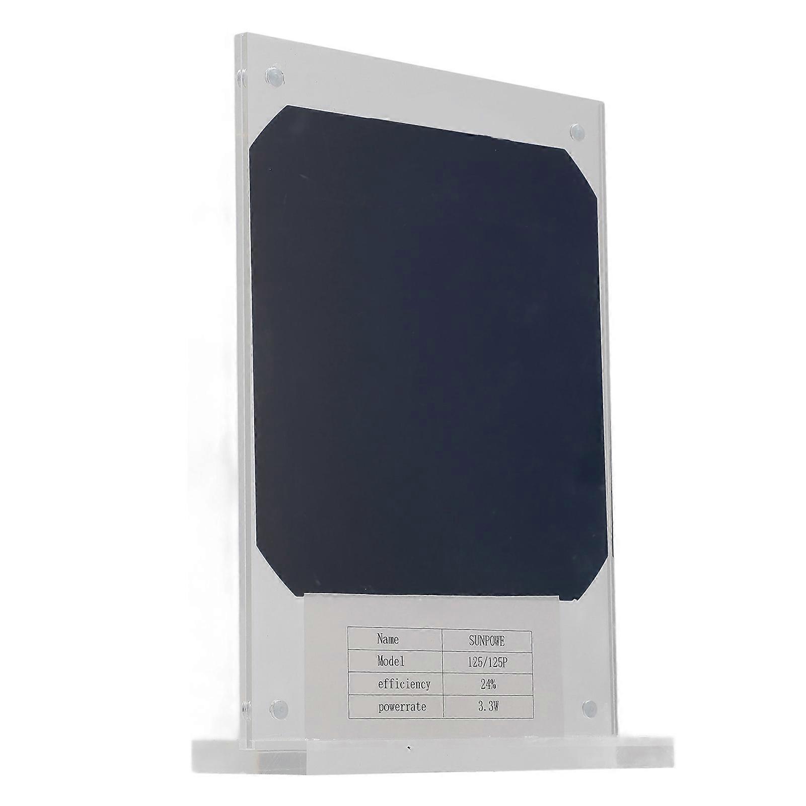 Mini 3.3W Monocrystalline Silicon Acrylic Portable Solar Panel for Science Project School Teaching