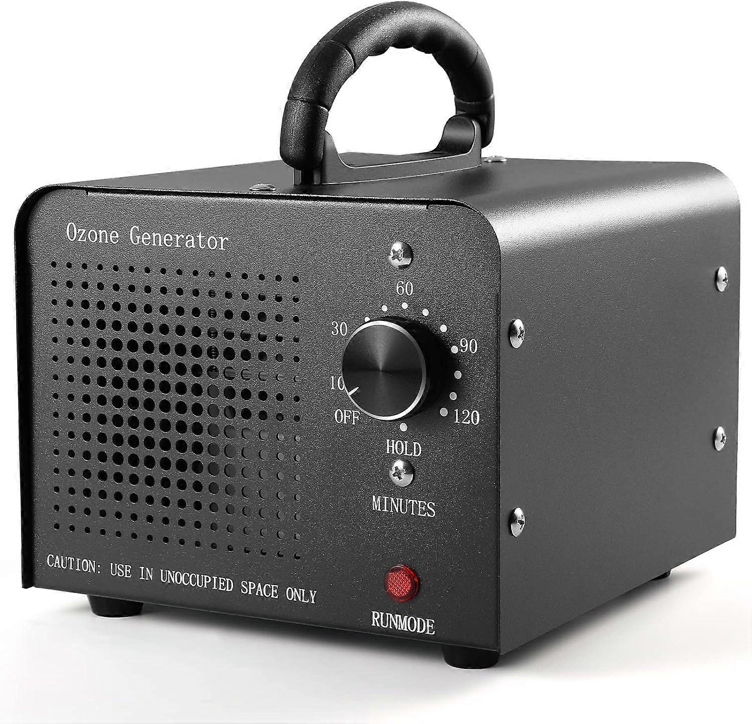 Ozonmaschine Geruchsentfernung, 30000 mg/h Generator für Haus / Auto / Rauch / Haustierzimmer (Schwarz)