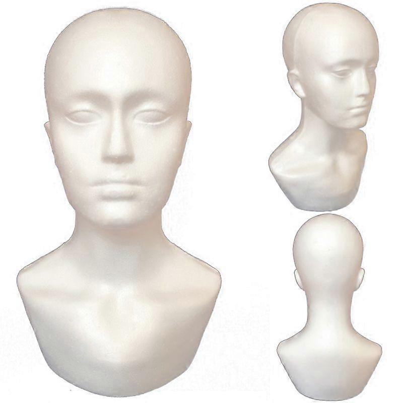 フォームオスディスプレイマネキンヘッドダミーかつらハットスカーフスタンドモデル