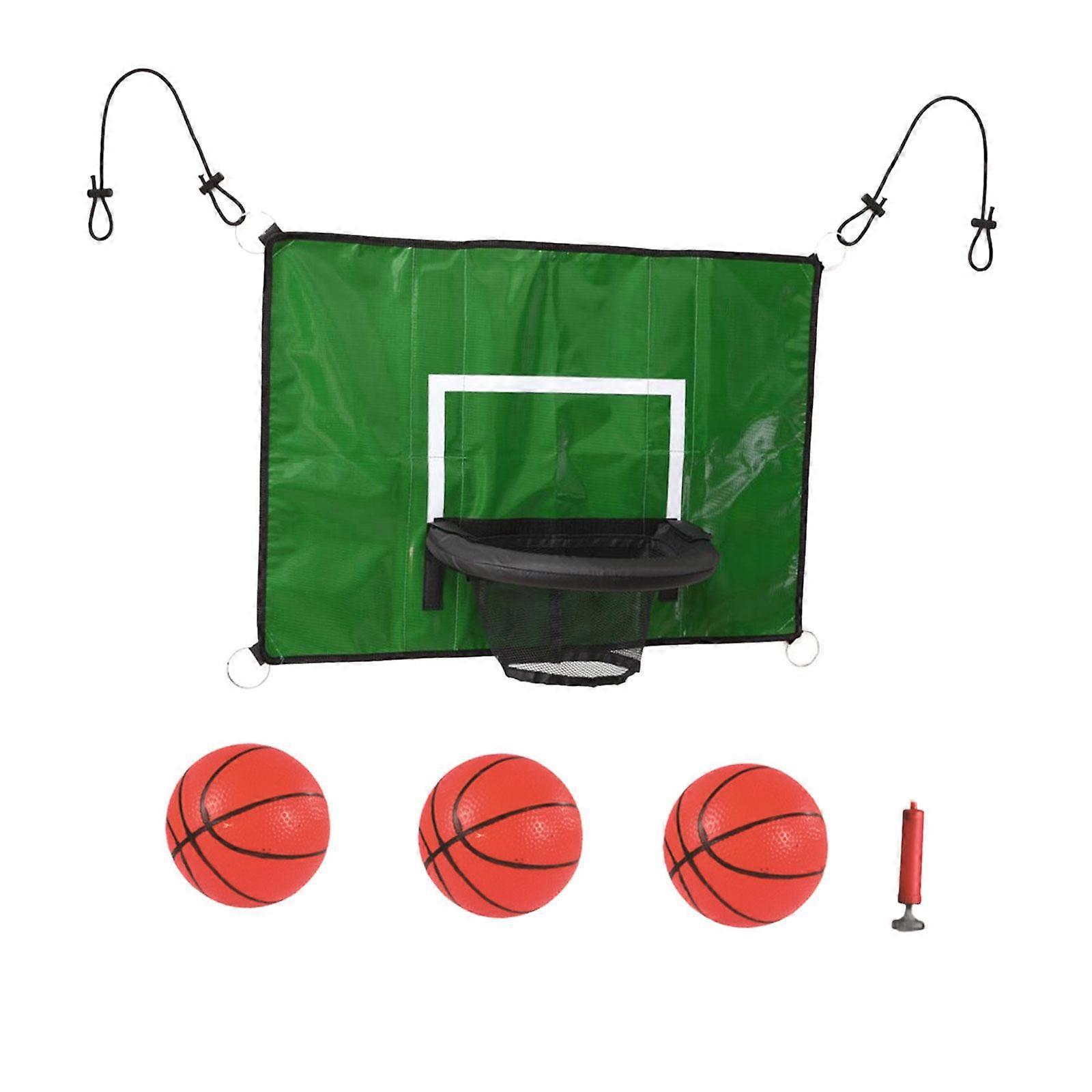Trampoline Basketball Hoop Attachment Accessory Simple Installation Portable