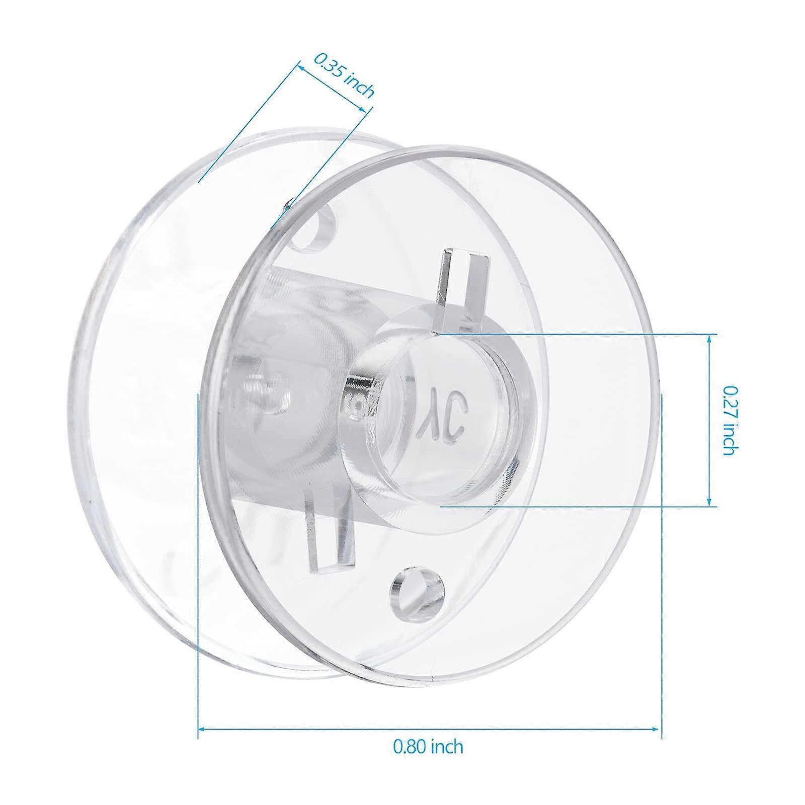 25 Pcs bobbins for Sewing Machine  Sewing Accessories  Plastic Bobbin with Case