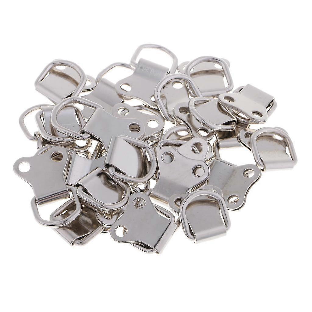 25 Pieces/Pack Solid D- Hanging Hooks for Photo Frame, Home Decoration (2