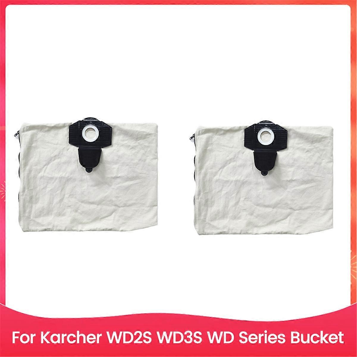 2PCS Reusable Zipper Dust Bag for WD2S WD3S Series