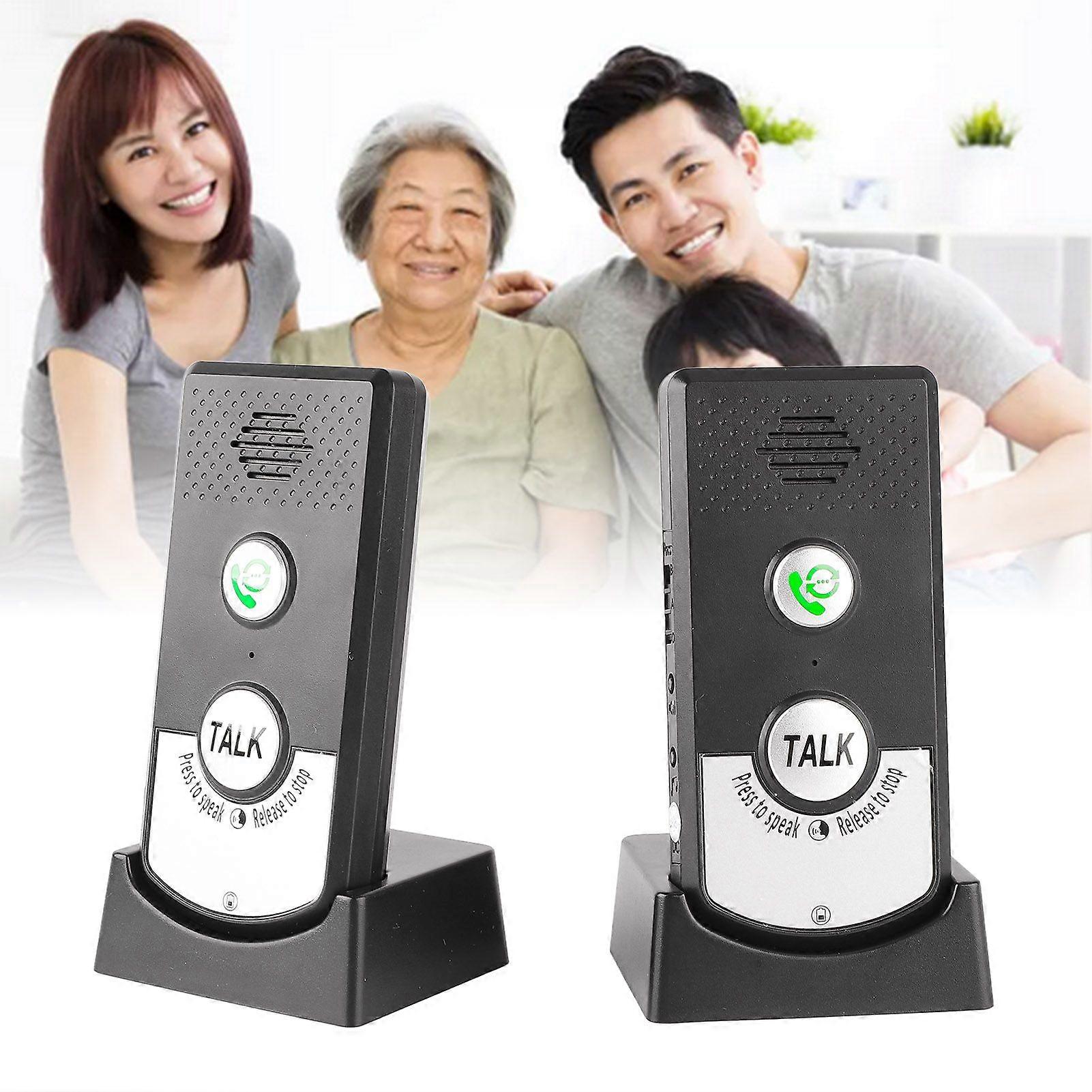 SSRGV Wireless Intercom Doorbell Tovejs Voice Intercom System til Hjem Elederly Hospital Patient Sygeplejerske