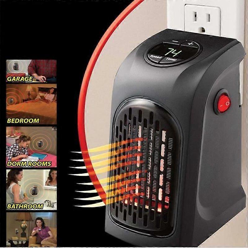 Portable Wall-Mounted Electric Heater Handy Air Heater Warm Air Blower Fan Room Electric Warm Radiator for Home