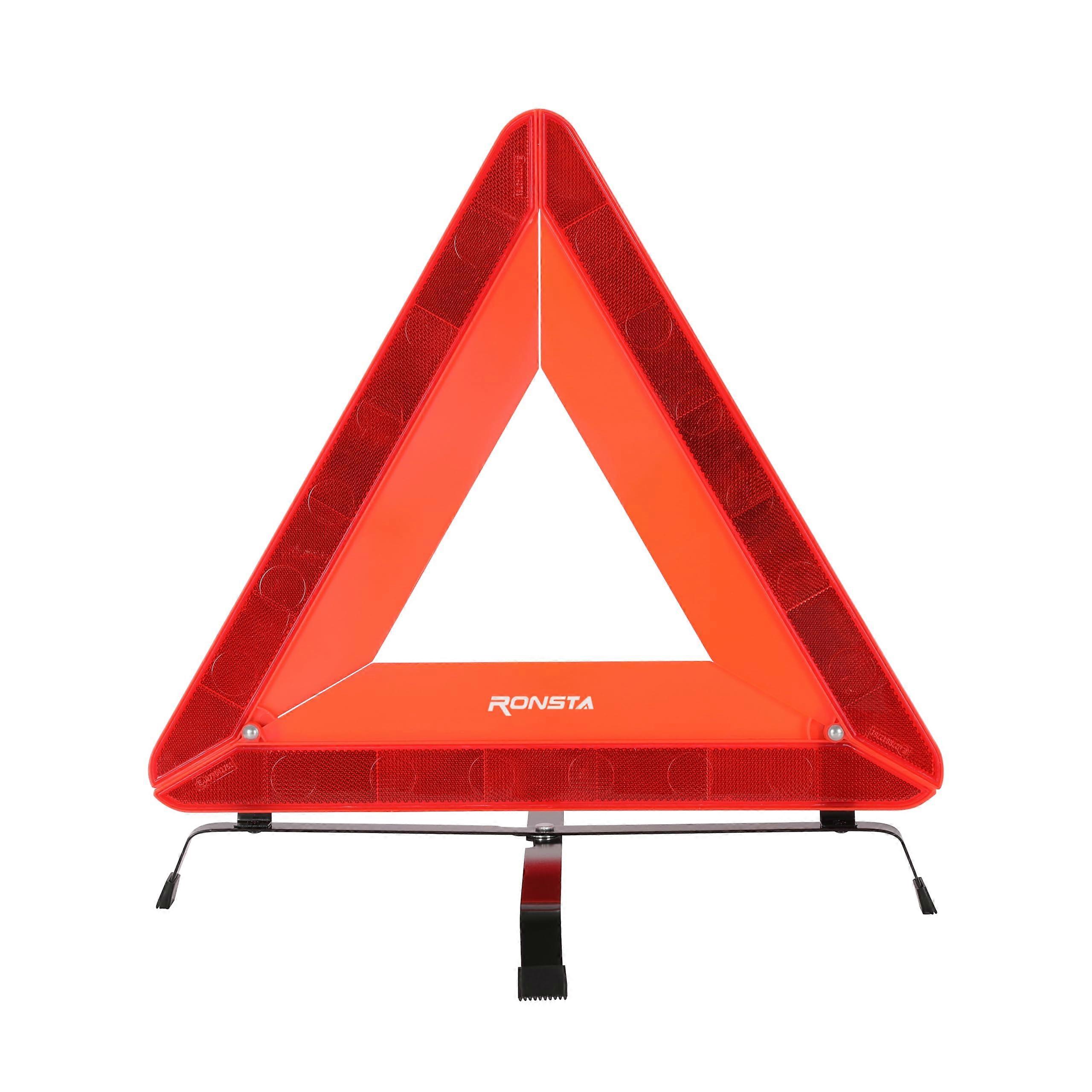 Safety Warning Triangles DOT-Approved Emergency Triangles for Vehicles With Heavy Base