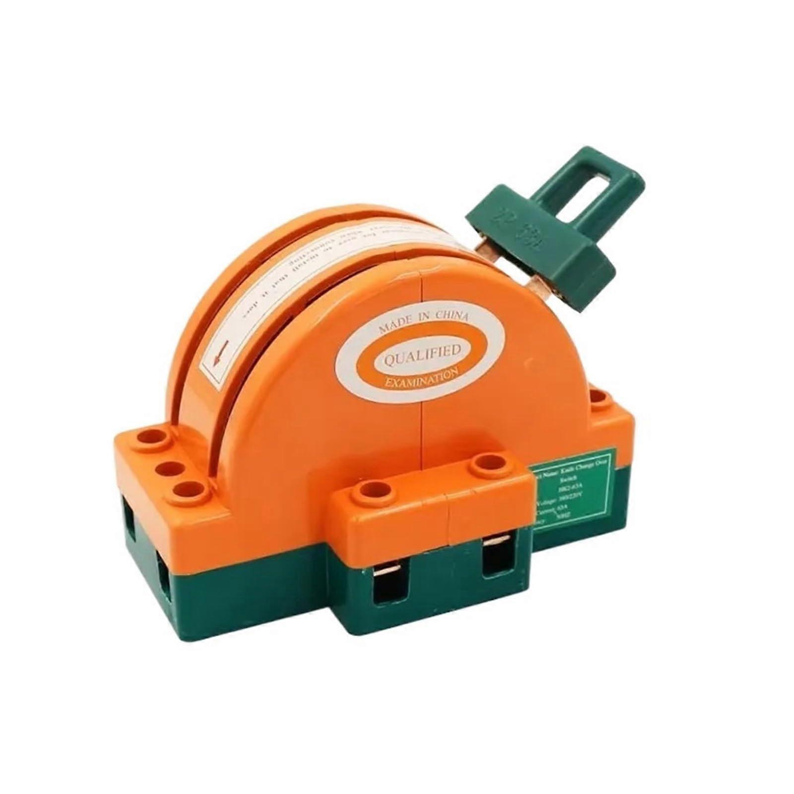 Bidirectional Double Throw Knife Switch 2P 32A Household Power reversing Knife Switch 220V Dual Power Conversion Switch(2P 32A)
