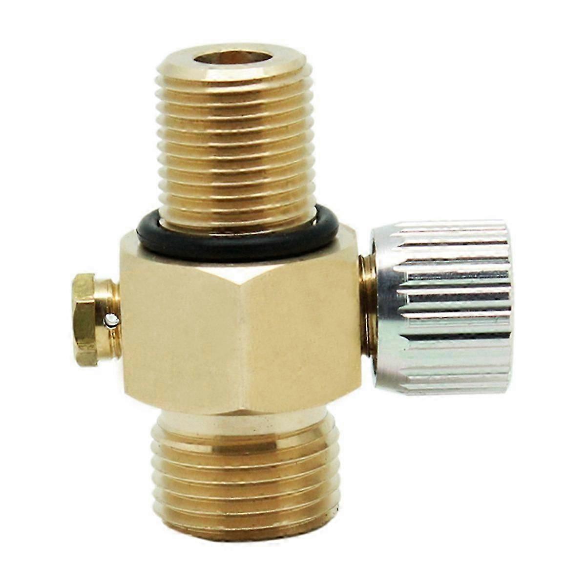 CO2 Tank Valve with On/Off Thread M18x1.5 Out Put Thread W21.8-14