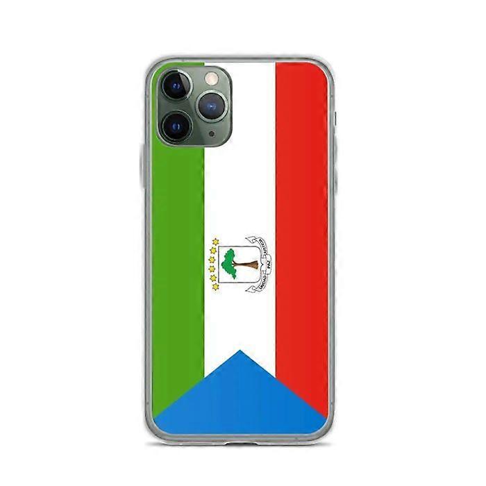 iPhone Case - iPhone 11 Pro - Equatorial Guinea Flag - Flexible - Multicolored - Vertical